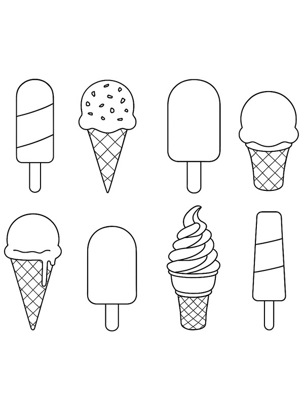 8 ice creams
