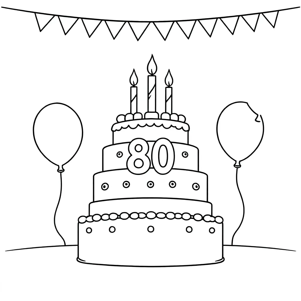 80 grattis på födelsedagen