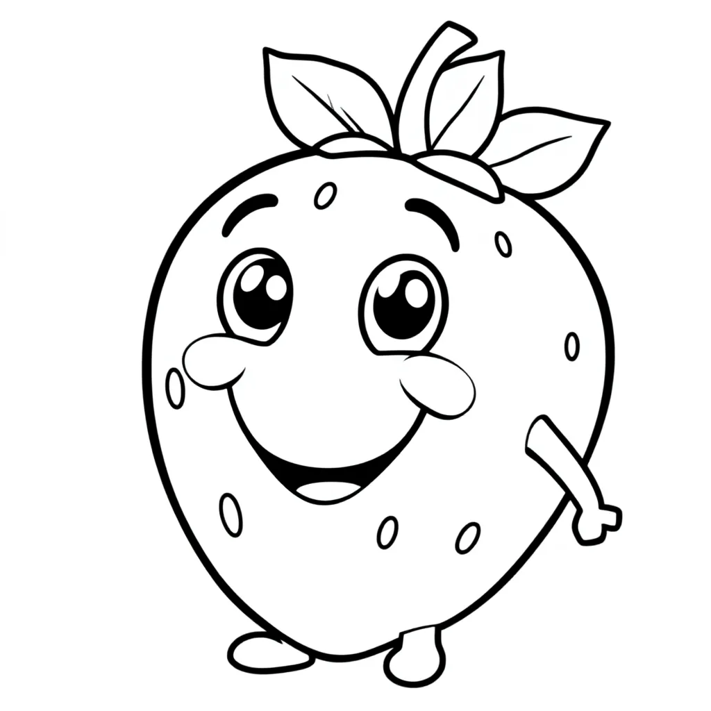 Strawberry with pizza