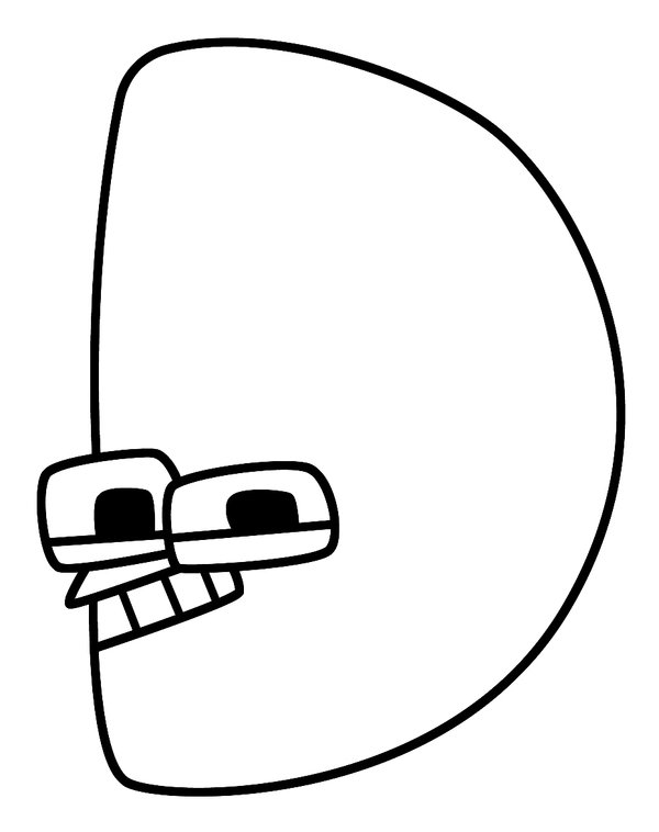 Alfabet Lore Bogstav D