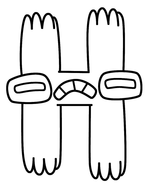 Alfabet Lore Bogstav H