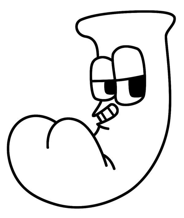 Alfabet Lore Bogstav J