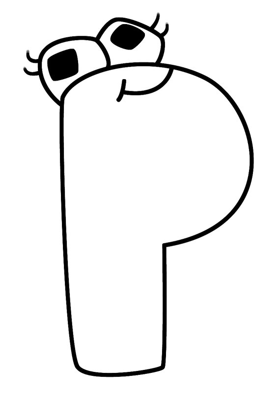 Alfabet Lore Bogstav P