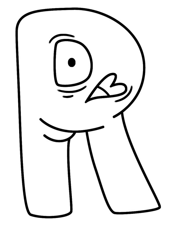 Alfabet Lore Bogstav R