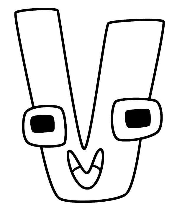 Alfabet Lore Bogstav V