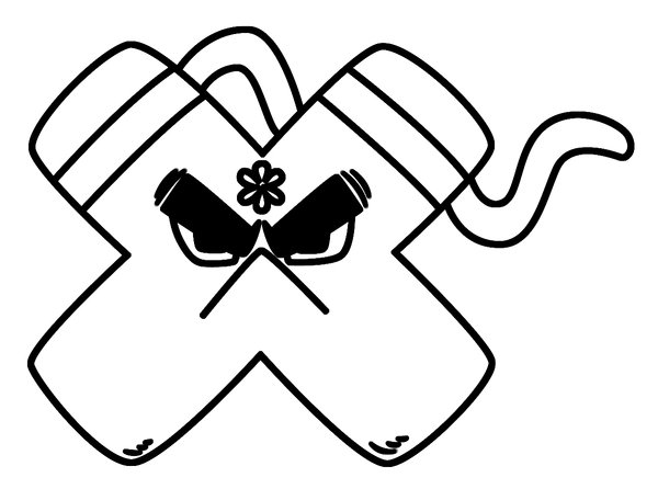 Alfabet Lore Bogstav X