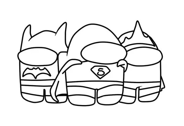 Among Us Superheroes