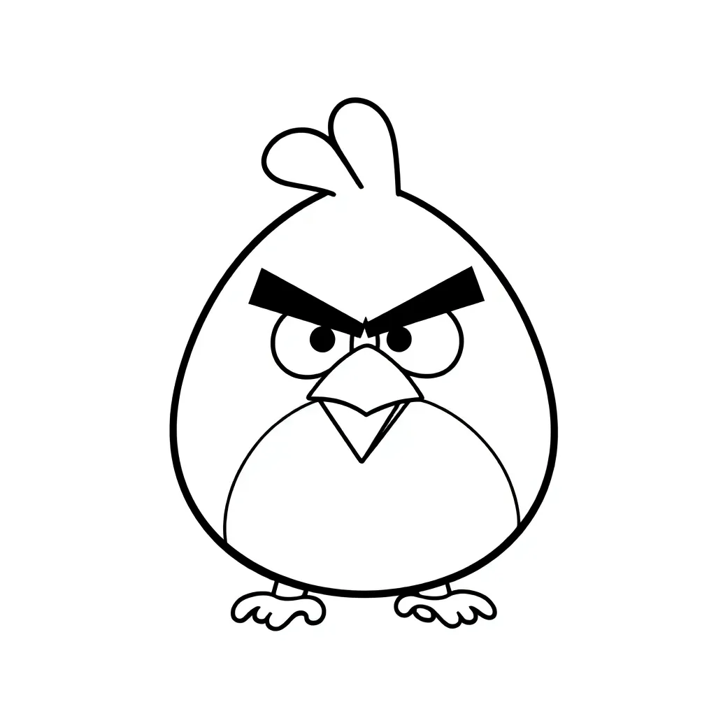 Angry Birds Cartoon Vogels Boos Bladeren