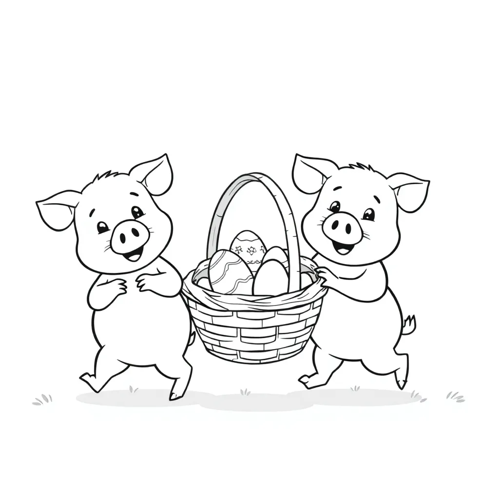 Angry linnut Pasen Varkens Eieren sarjakuva