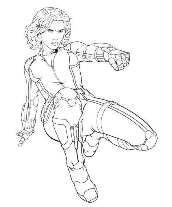 Vendicatori Vedova Nera arrabbiata