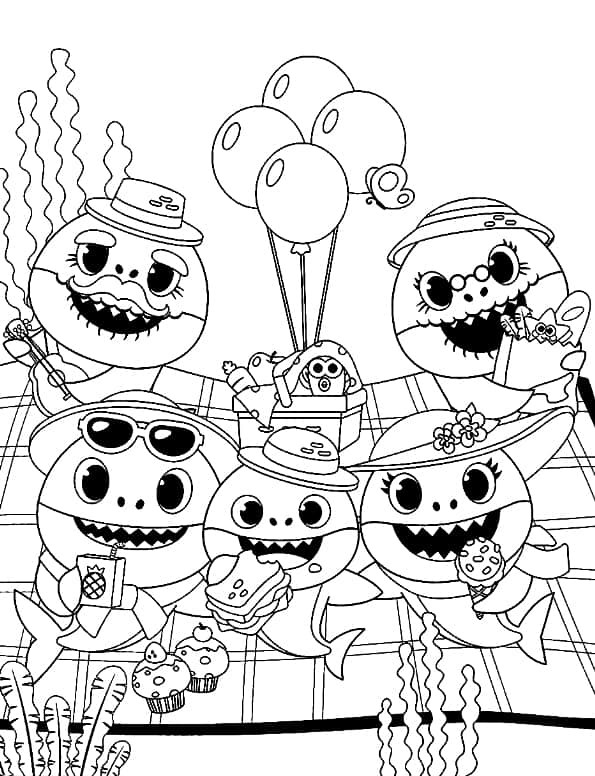 Babay Shark födelsedag