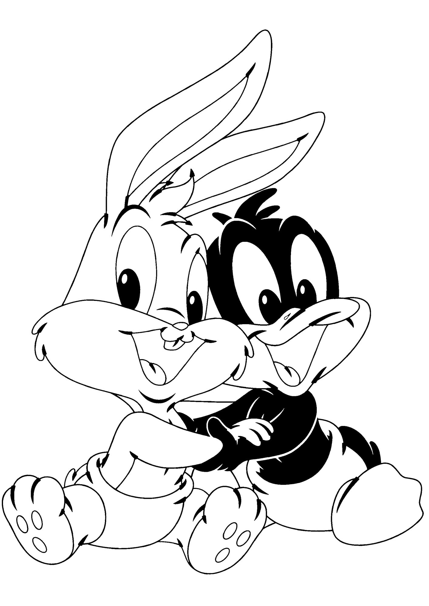 Bébés Bugs et Bébé Daffy