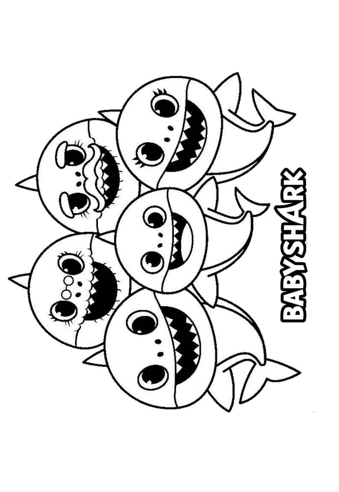 Bébé requin grand-père grand-mère requin