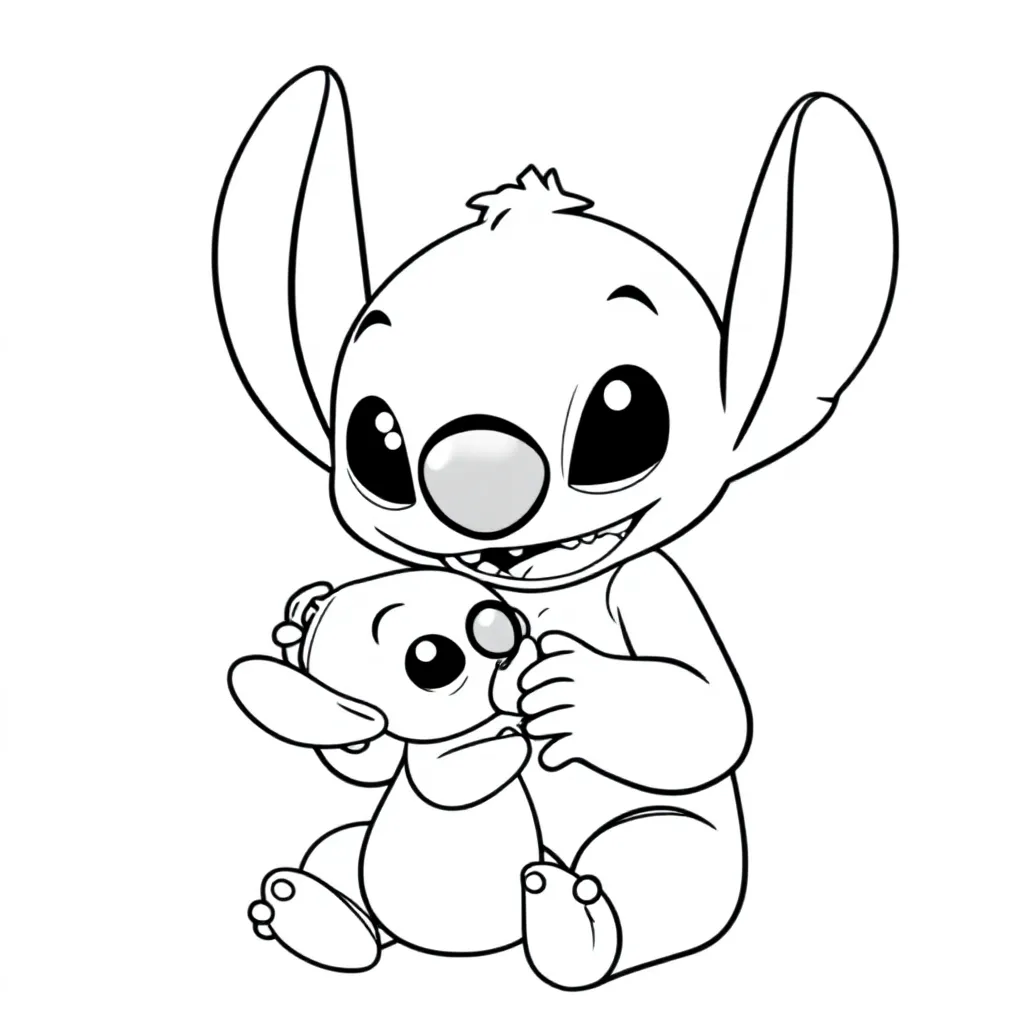 Baby Stitch Met Een Pap Stitch