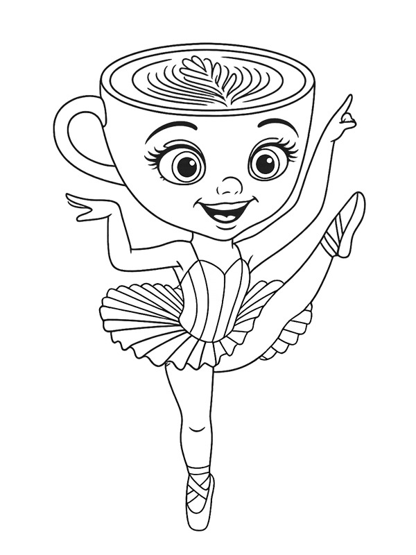 Ballerina Cappuccina danst