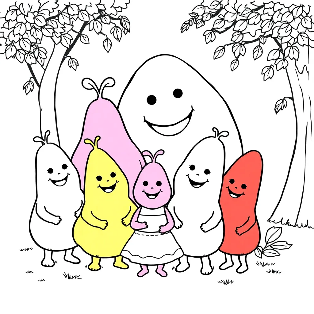 Różowa przytulanka rodzinna Barbapapa