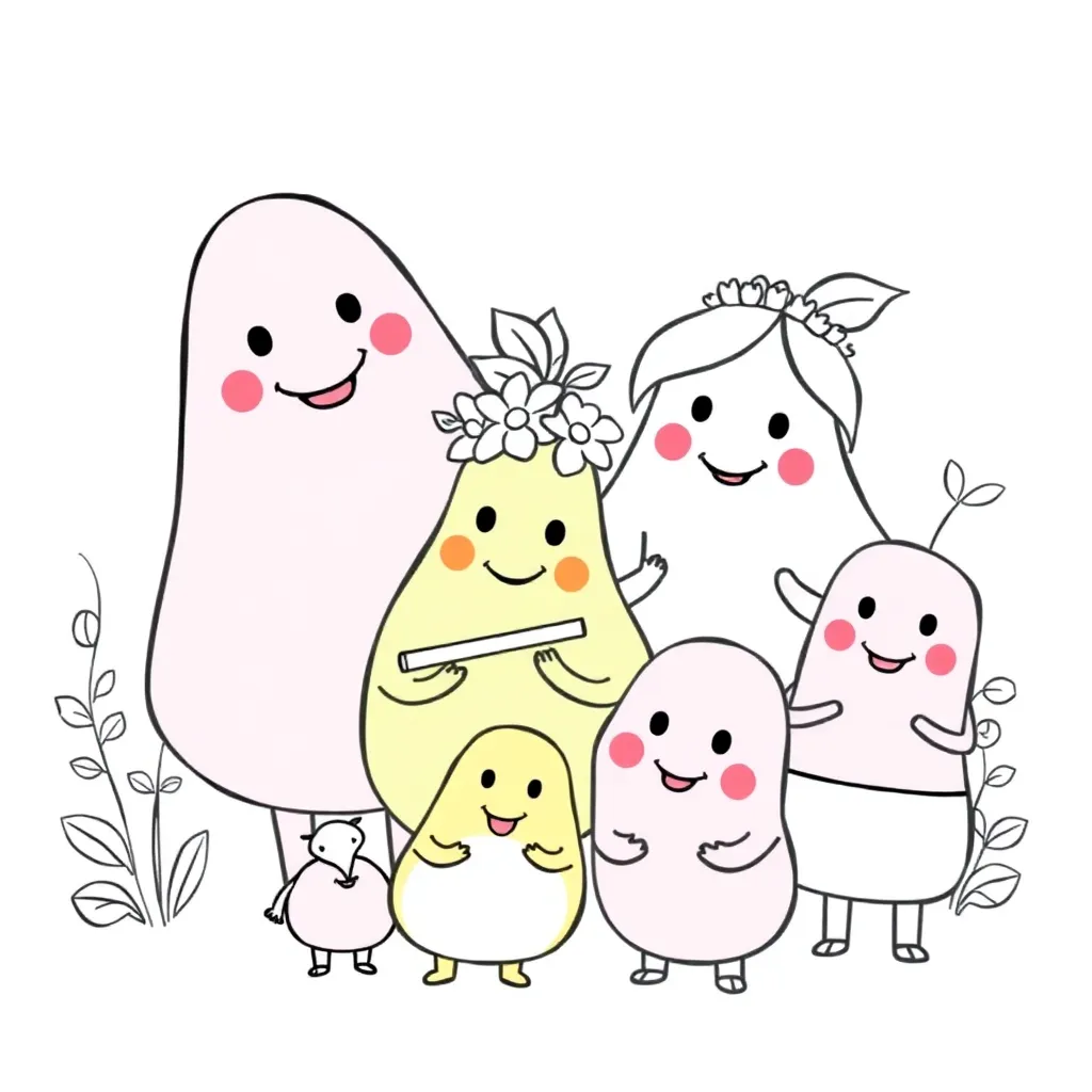 Barbapapa Family Pink Cartoon Huggable