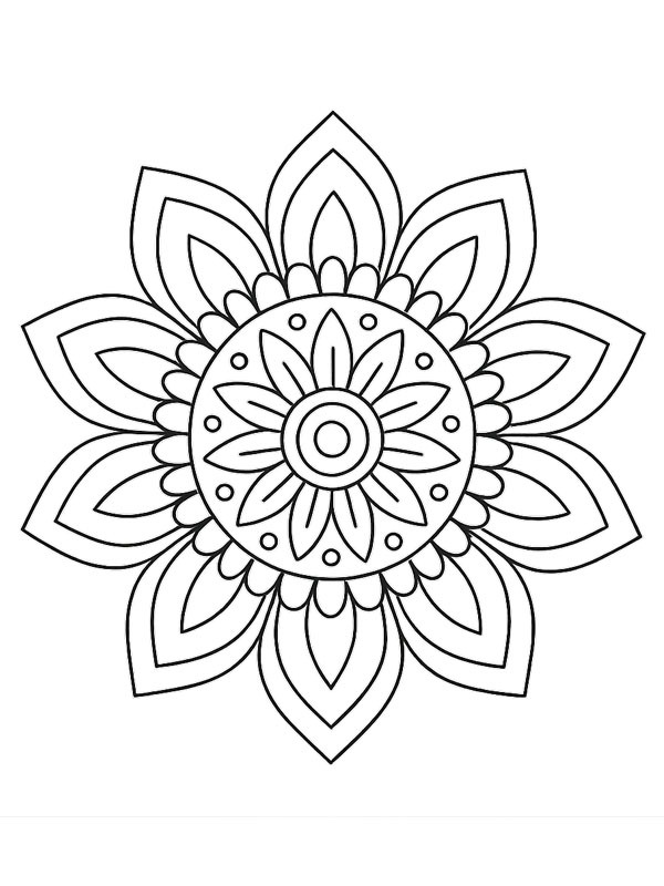 Blomster mandala