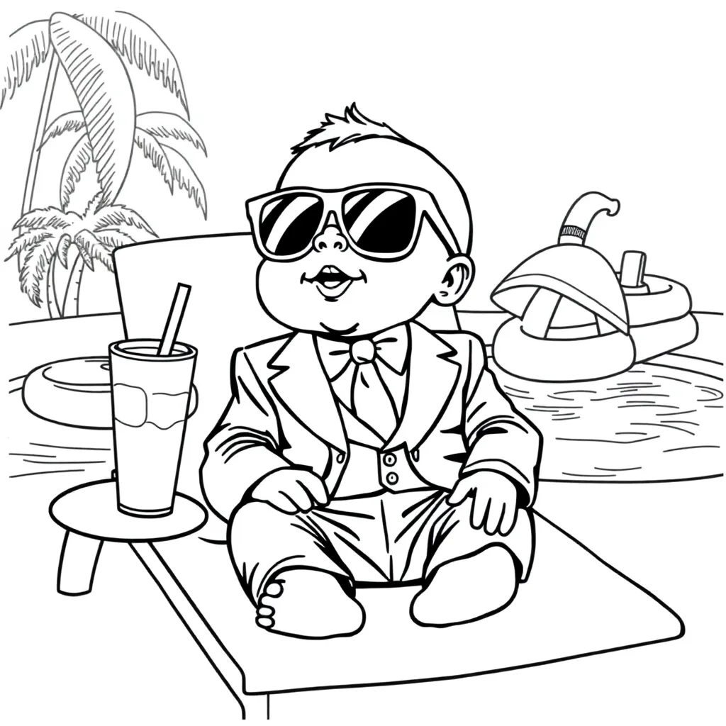 Boss Baby Tecknad barnfilm Kreativ teckning