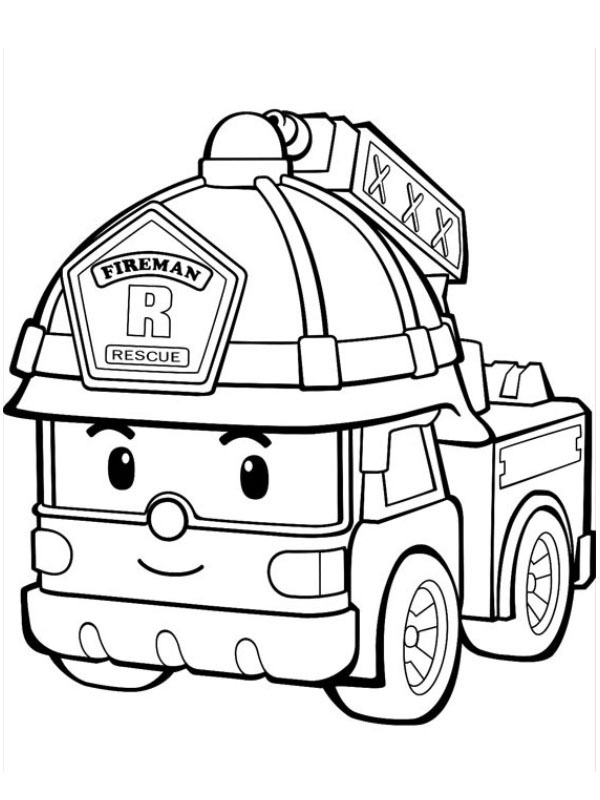 Feuerwehrauto Roy (Robocar Poli)