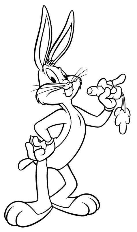Bugs Bunny spiser gulerod
