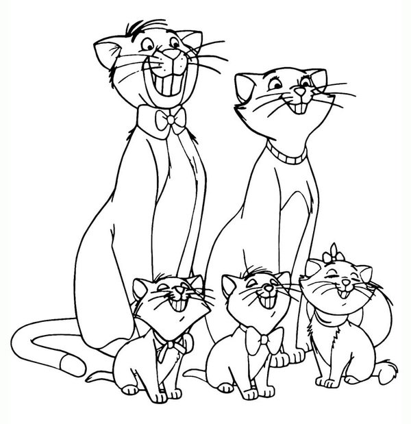 Kissat Aristocats Yhdessä