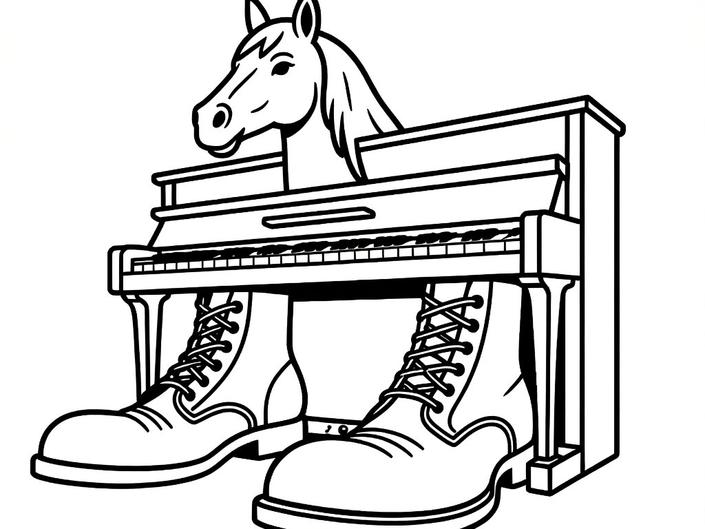 Cavallo brainrot horse piano
