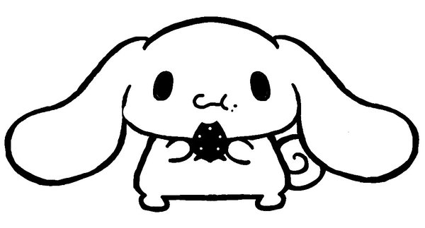 Cinnamoroll che mangia fragola