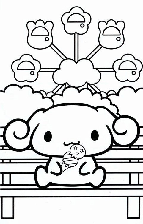 Cinnamoroll e ruota panoramica