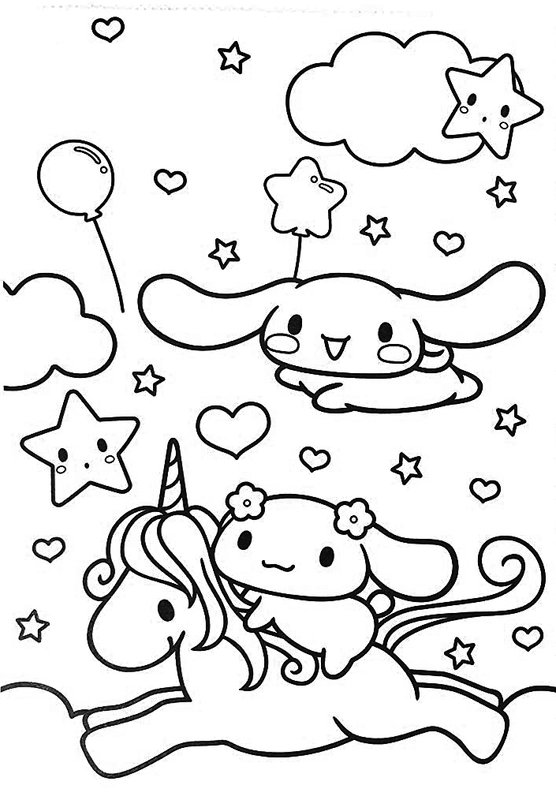 Cinnamoroll unicorno Sky