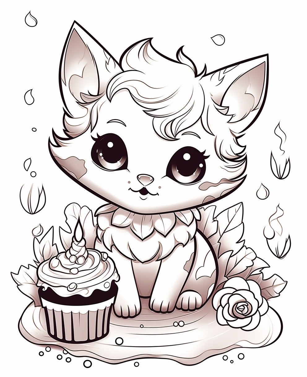 Kuppikakku kissanpentu