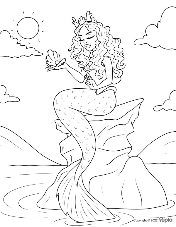 Curly Mermaid Rock