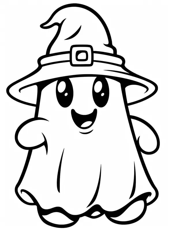 Söpö Halloween Ghost