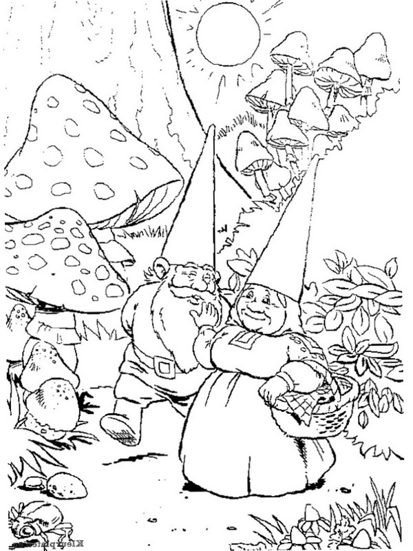 David og Lisa går gennem skoven