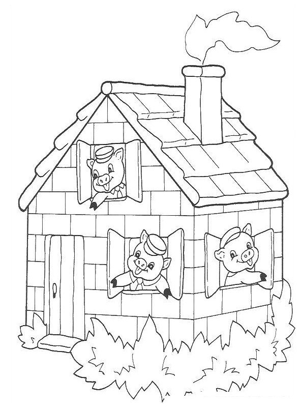 I tre porcellini in casa