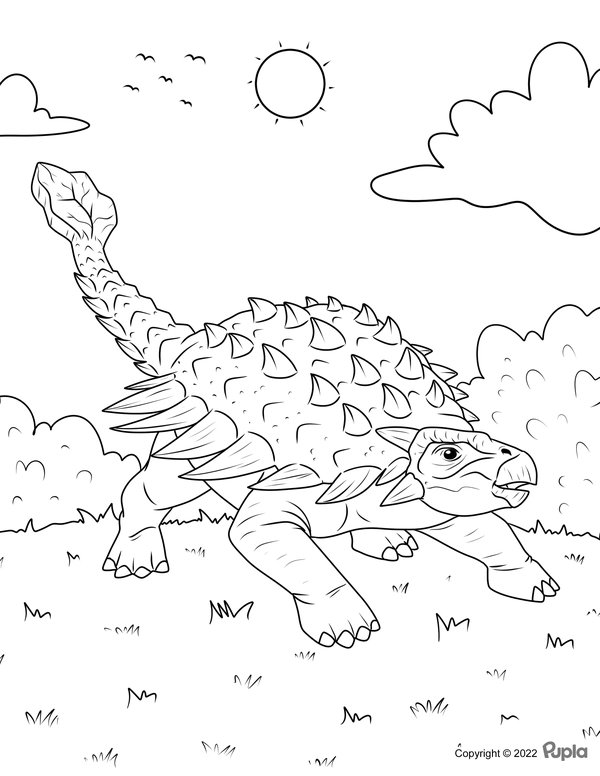 Dinosaurier Ankylosaurus