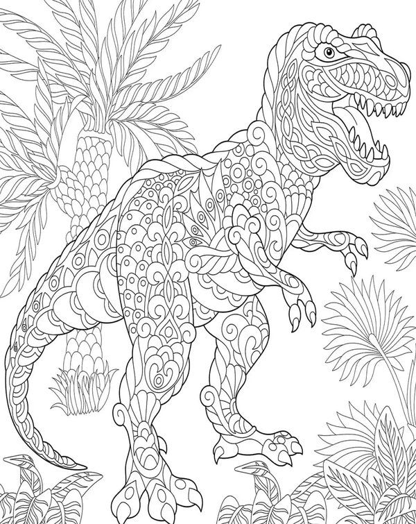 Dinosaurier T Rex im Detail