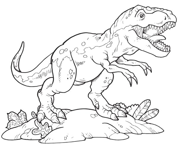 Dinosaurier-T-Rex-Gebrüll