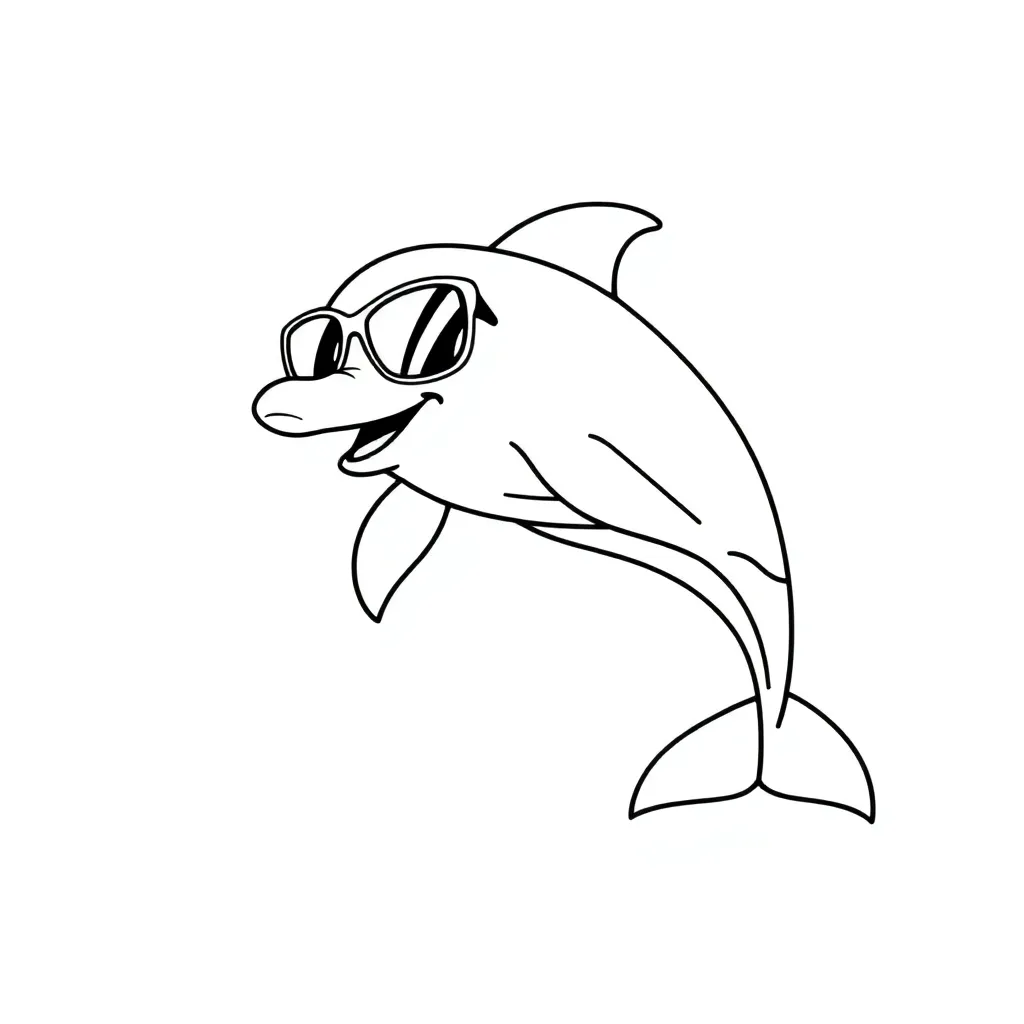 Delfin Havpattedyr Natursvømning