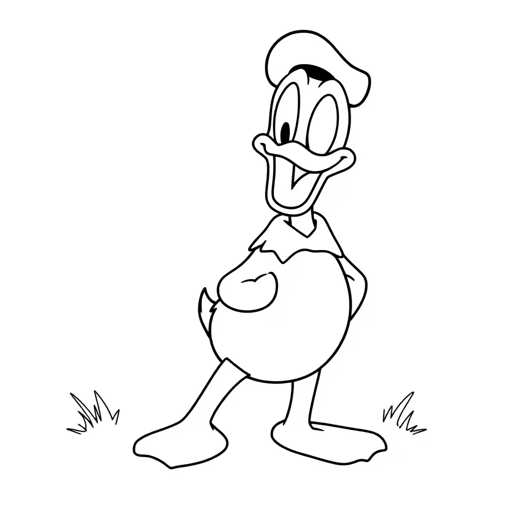 Donald Duck Disney-Cartoon-Charakter-Abenteuer-Cartoon