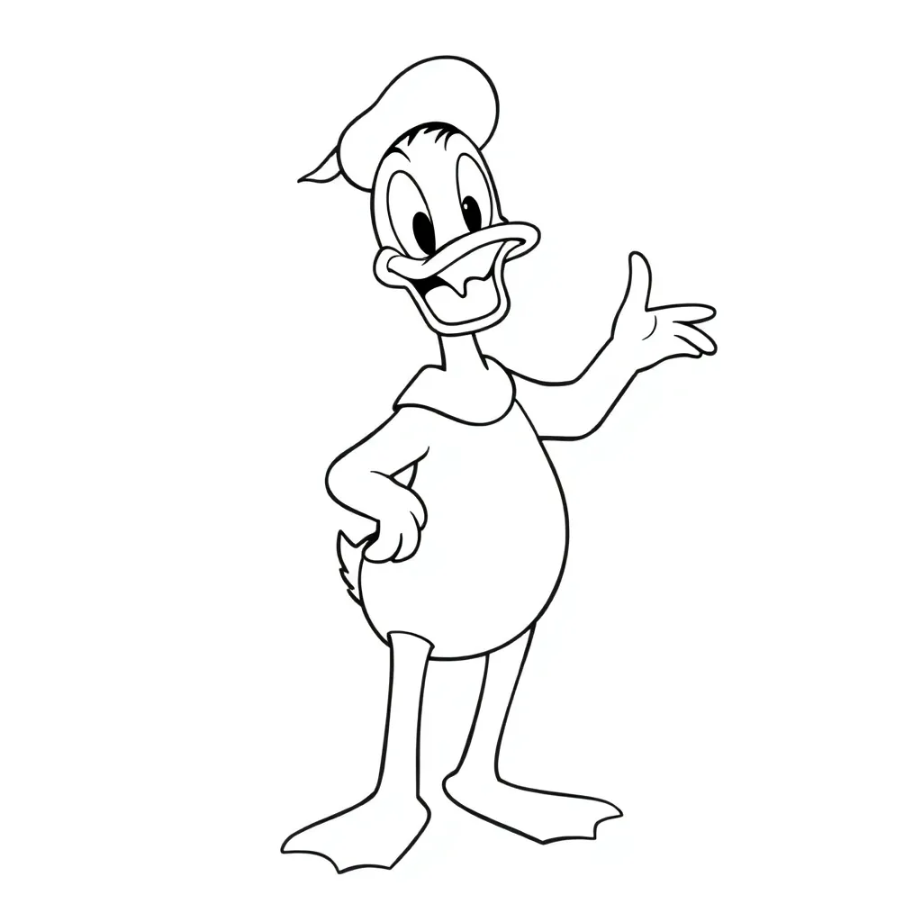 Donald Duck Stripfiguur Disney Avontuur