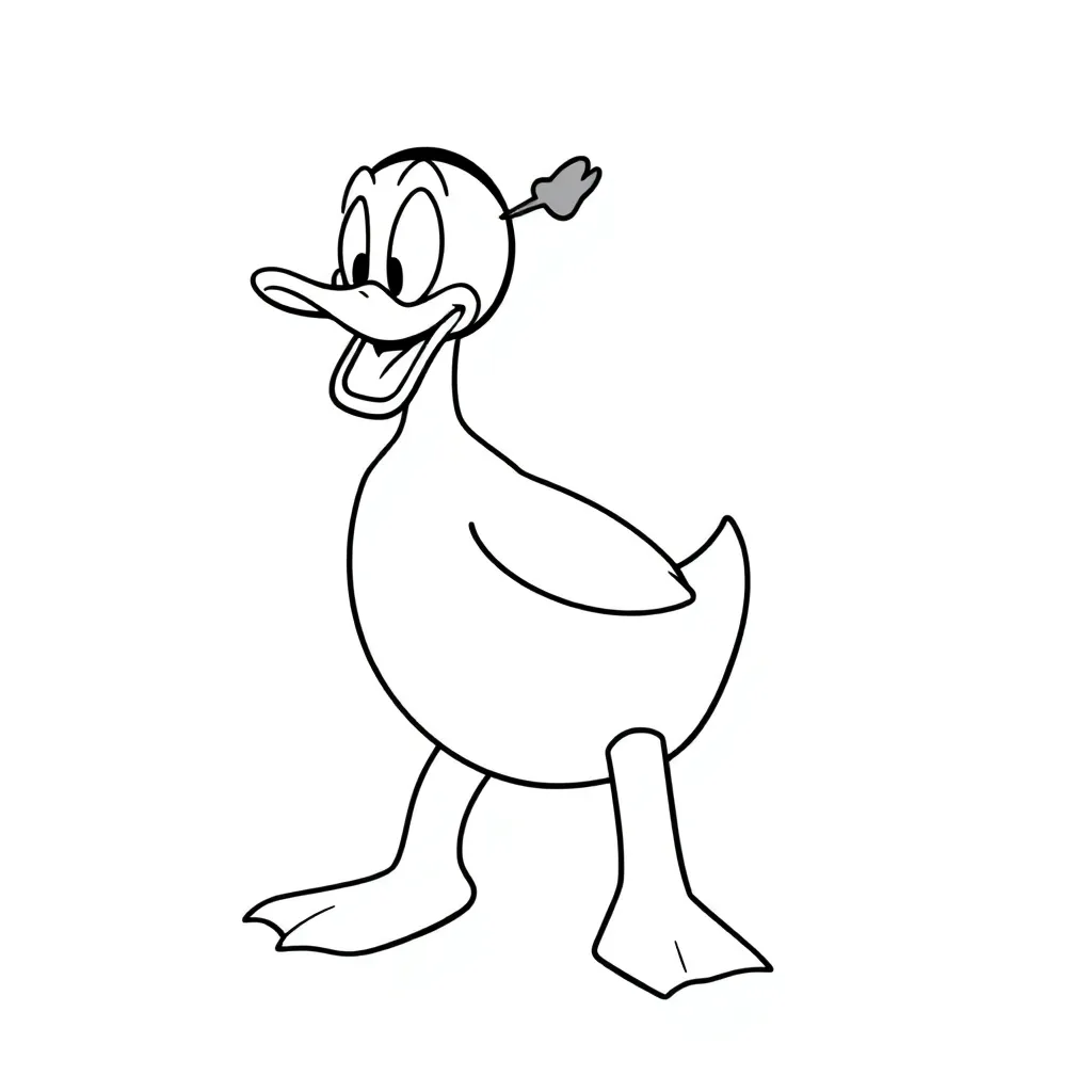 Donald Duck Stripfiguur Disney Avontuur