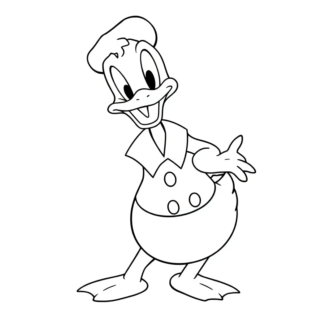 Donald Duck Stripfiguur Disney Avontuur