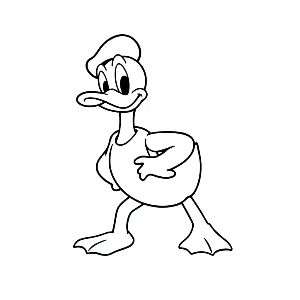Donald Duck Stripfiguur Disney Avontuur