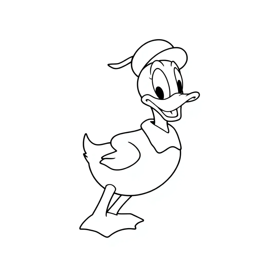 Donald Duck Stripfiguur Disney Avontuur