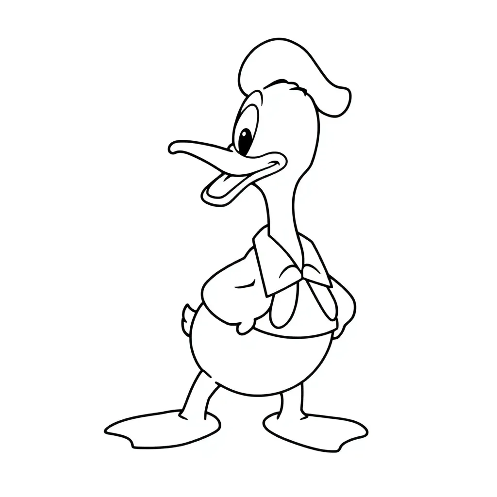 Donald Duck Stripfiguur Disney Avontuur
