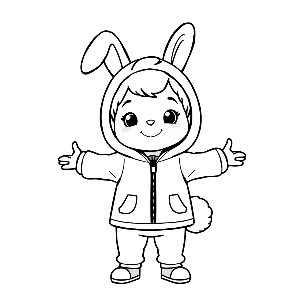 Costume de lapin Dora Pâques mignon