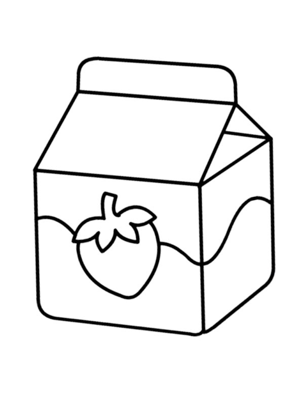 Strawberry yoghurt drink