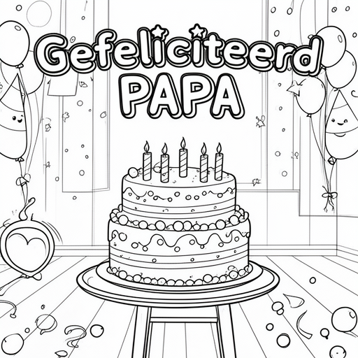 A festive room, a festive cake