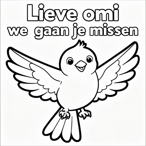 Kanarek z rozpostartymi skrzydłami